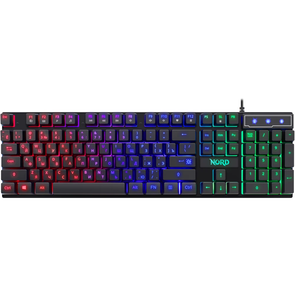 Клавиатура + мышь Defender Nord Black